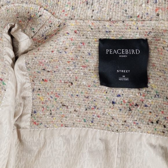 PEACEBIRD | Street Wool Blend Oversized Coat - Picture 11 of 16